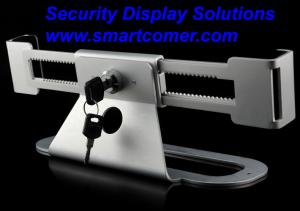 China COMER security laptop notebook counter display bracket trade show equipment factory