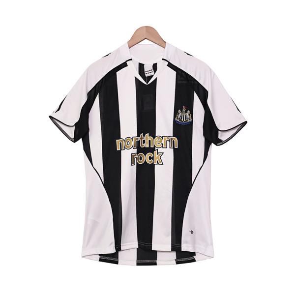 Newcastle United retro football jersey 2004-2006 season same style supports