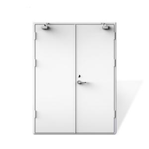 China White Color UL Listed Fire Door FD90 Steel Fire Door factory