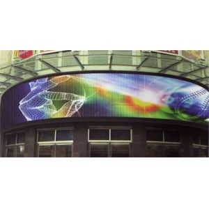 RGB Lightweight Flexible Video Wall , Multifunctional Curve LED Screen