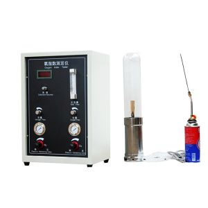 Iso 4589 2 ASTM D 2863 Oxygen Index Tester Meter With Digital Display