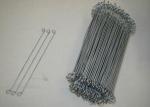Galvanized Double Loop Rebar Tie Wire 16 Gauge 6 inch Length For Construction