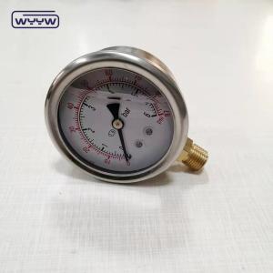 China wholesale new customized oil filled pressure gauge 10 bar factory