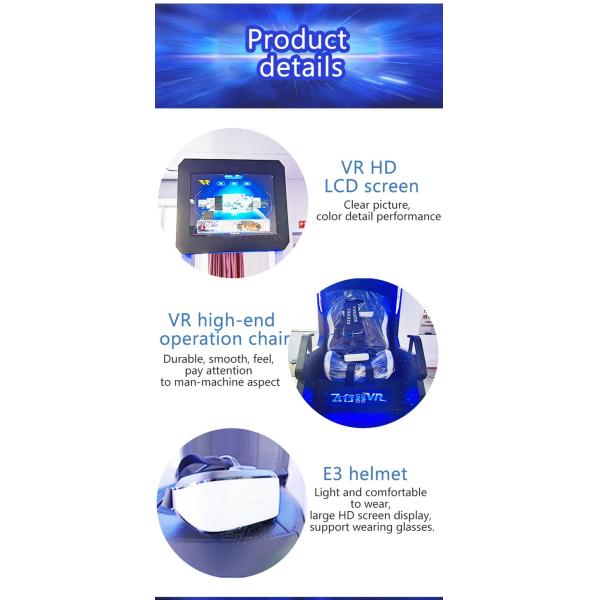 Single 360 VR Aircraft Simulator Virtual Reality Amusement