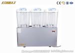 Stainless Steel Cold Drink Dispenser , 9L×4 Cold And Heat Milk / Coffe Dispenser