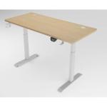 Living Room Retractable Black Metal Electric Height Adjustable Standing Desk