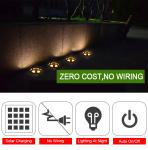 Waterproof Aluminum Solar Deck Light Solar Floor Lights For Pathway Foe