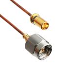 SR047 Semi Rigid RF Coaxial Connectors VITA 67 SMPM Straight Plug To SMA Male