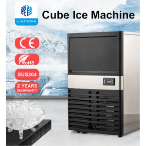 Ice Cube Maker LZ-120 in 30kg Ice Storage Capacity for Building Material Shops