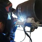 Orbital Welding Carriage Magnetic Pipeline Welding Machine with DC24V 18RPM