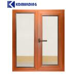 Aluminum Windows Alloy Crank Handle Double Trade Casement Window With Burglar