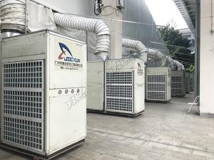 China BTU396000 Ducted Tent Cooler Air Conditioner 36HP Exhibition Cooling Usage factory
