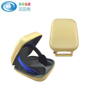 China Custom Make Golden Hard Eva Protective Case , Storage Eva Headphone Case factory