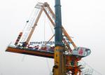 D4522 1.6*3m Mast Luffing Tower Crane 6tons Load Capacity Mast Height 25.5m