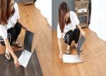 Glue Adhesive Peel And Stick Vinyl Flooring 1.5mm 2.0mm For Commercial