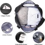 600D Polyester Sports Waterproof Gym Bag With USB Charging Port
