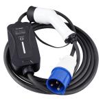 IEC62196-2 mode2 charger 3.5kw single phase fixed current with display portable