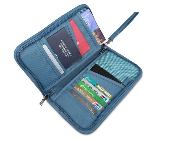 Waterproof Promotional Nylon Wallets , Multi Functional Nylon Credit Card