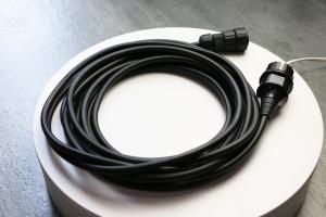 China XLPE Solar Ac Cable 5m Grid Tie Inverter Solar Panel Cable Copper Black factory