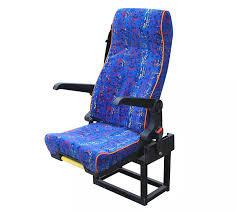 China Floor Mounted Folding Bus Seat Strong Steel Frame factory