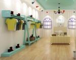 Eco Friendly Kids Store Display Childrens Wooden Clothes Rack For Decoration