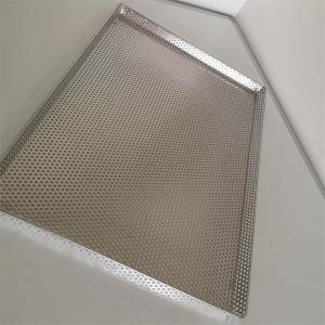 China Stainless Steel 304 Perforated Rectangular Drying Baking Serving Tray Pan Sheet For Oven Freezing factory