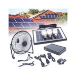 Wholesales Office Home Solar Battery Rechargeable Table Fan DC Table Desk Fans