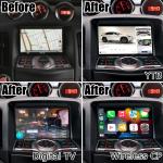 Nissan 370z nondestructive HD screen Youtube wireless carplay android auto