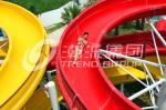 304 Stainless Steel Screw Fiberglass Water Slides 1m Width OEM for Water Park