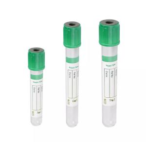 China Hospital Use Lithium Heparin Tube Medical Blood Collection Plastic Sodium factory