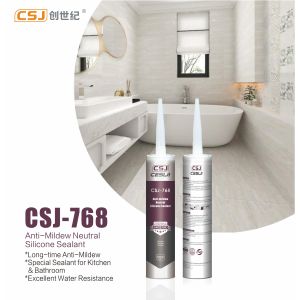 Neutral Cure Mildew Resistant Silicone Sealant For Sanitary Applications