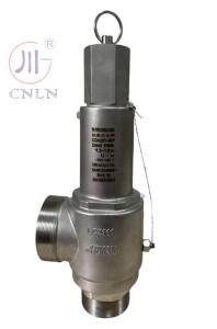 China Stainless Steel DN40 PN50 Cryogenic Full Lift Safety Valve for Tank / Trailer factory