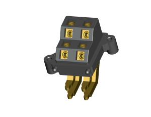 China BT04-001A PCB Mount Terminal Block 4 Position For Car Amplifier OEM factory