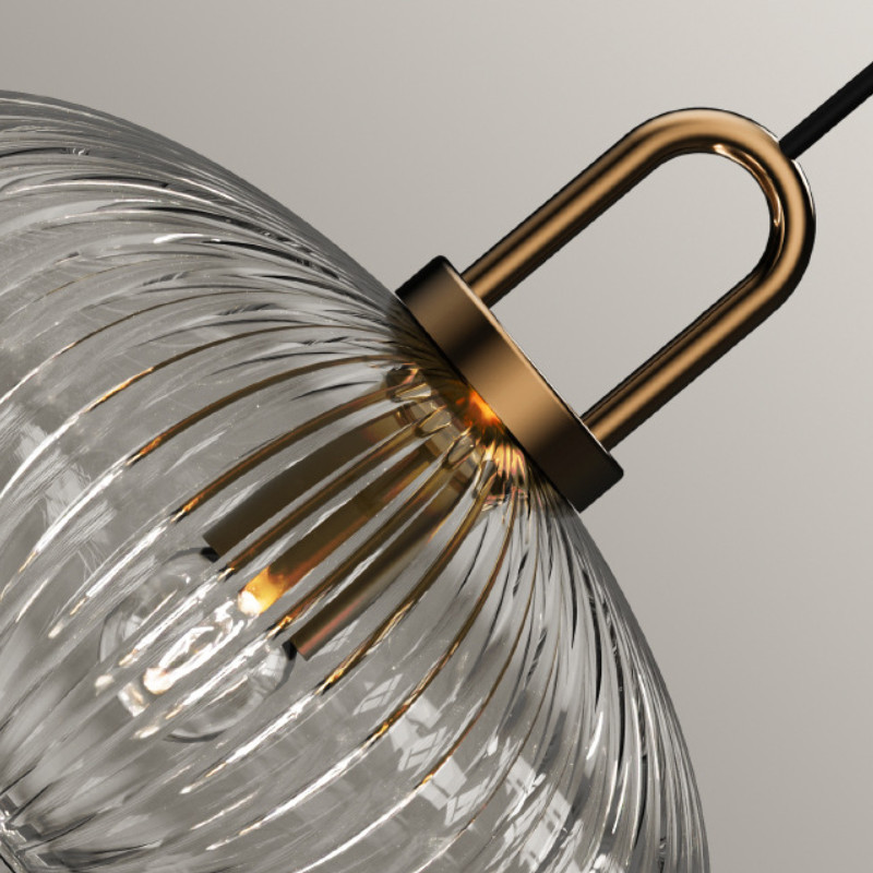 Mid century pendant light retro design glass lampRestaurant Hotel Simple Decorative Light(WH-AP-602)
