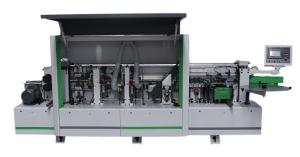 China Heavy Duty Small Footprint Economic Mdf Board Woodworking Edge Baning Machine factory