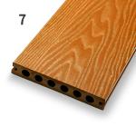 Waterproof Balcony Outdoor Composite Decking Boards WPC Hollow Profile
