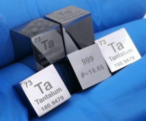 China 99% Min Tantalum Metal Bars Metallurgical Grade For Capacitor factory