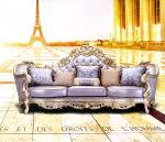 New Design Antique Sofa European Style Classic Genuine Fabric Sofa Sets