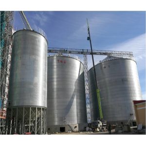 Stainless Steel Galvanized Grain Silo Preservation Preserves The And Integrity