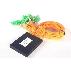 China SC APC Module 1x32 PLC Fiber Optic Splitter ABS Box 2.0mm 3.0mm factory