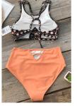 ORANGE BOHO TANK BIKINI