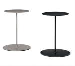 Plywood Small Side Coffee End Table Wooden Top Steel Base Tables For Lounge