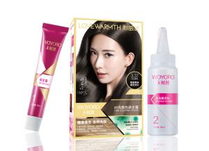 China Customized Logo 50ml Hair Color Kit Brown Color 100% Gray Coverage factory