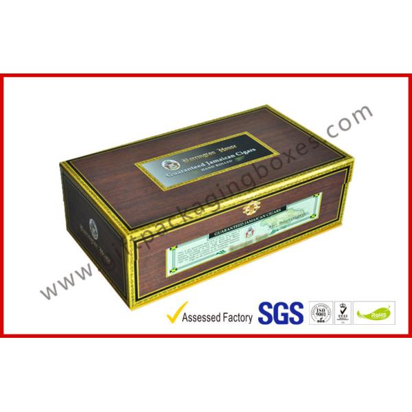 China Glossy Lamination Cigar Luxury Gift Boxes With Dulex Board Packaging factory