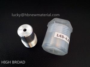 China Hot Press Boron Carbide Straight Hole Blasting Nozzle With Aluminum Jacket factory