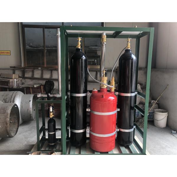China 90Ltr 120Ltr 245Ltr Piston Flow Type Clean Agent Fire Suppression System FM200 factory
