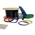Transparent Colour PP Coated Stainless Steel Cable 0.8mm 1x19 Curtain Rope for