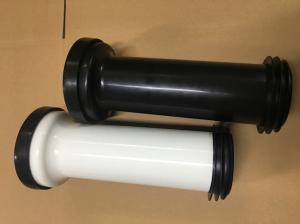 China Wall Mounted Toilet Straight Pan Connector With Black And White Optional factory