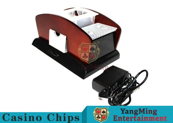 China New Style 1-2Deck Standard Playing Card Shuffler Machine Baccarat Table Casino Automatic Card Shuffler factory