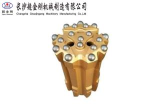 China T38 Thread Button Bit Wear Resistant For Granite Rock / Well Bore factory